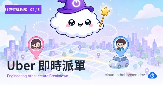 經典架構拆解 · 02 — Uber 即時派單架構