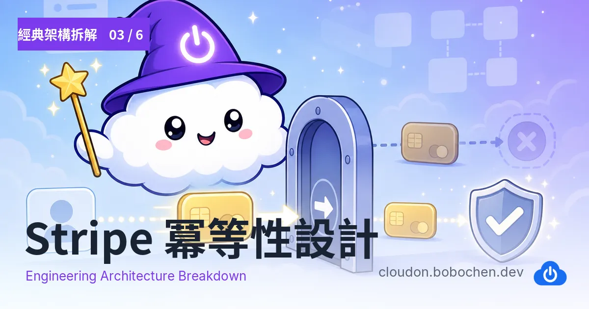 經典架構拆解 · 03 — Stripe API 冪等性設計