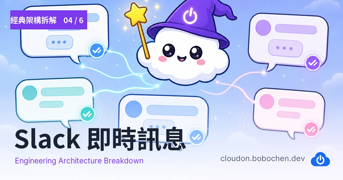 經典架構拆解 · 04 — Slack 即時訊息與已讀同步