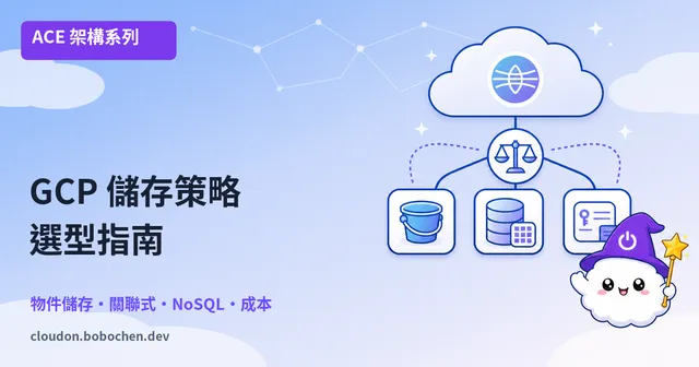 GCP 資料儲存策略：Cloud Storage 與 Cloud SQL 選型指南