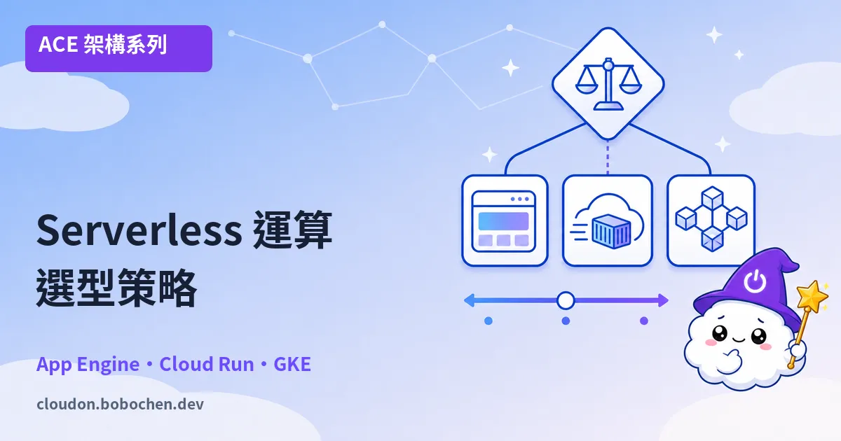 無伺服器時代：App Engine、Cloud Run 與 GKE 選型策略完全指南