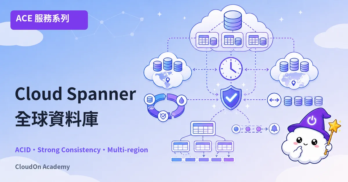 ACE-213：Cloud Spanner 深度解析——全球分散式關聯資料庫完全指南