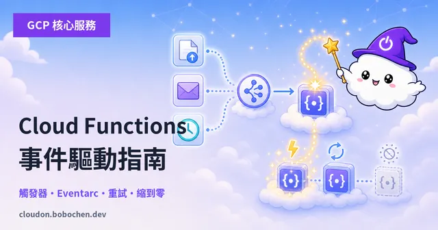 GCP-111：Cloud Functions 入門——事件驅動無伺服器函式完全指南