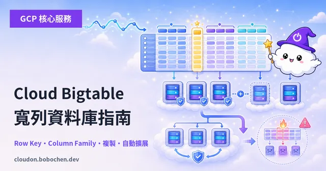 GCP-113：Cloud Bigtable 入門——PB 級寬列 NoSQL 資料庫完全指南
